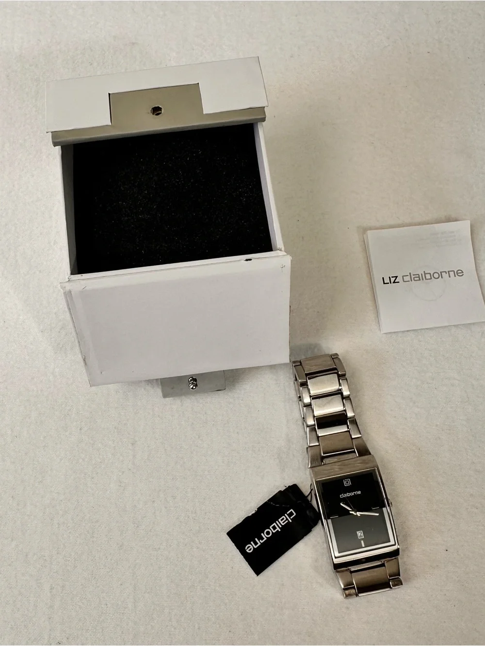 Stainless Steel Black Dial Men's Watch - Brand: